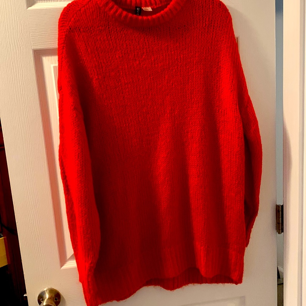 Red sweater $8 or best offer